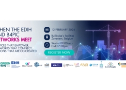 Image advertising the upcoming '“When the EDIG and B4PIC Networks Meet” event in February 2026.