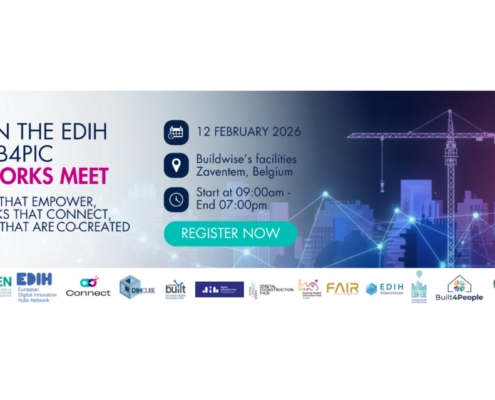 Image advertising the upcoming '“When the EDIG and B4PIC Networks Meet” event in February 2026.